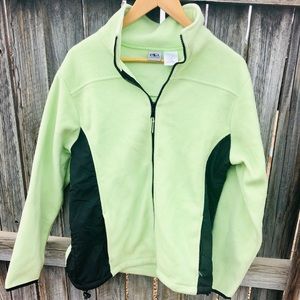 Athletic Works Lime Green Fleece Jacket